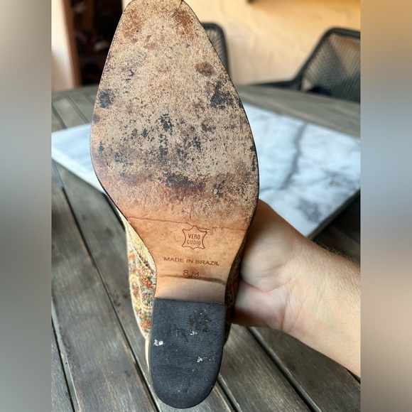 Vintage Matisse tapestry slip on mules (clogs) 8 - Picture 7 of 9